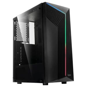 Desktop PC Ryzen 5 5600G 3.9 Ghz(Turbo 4.4 Ghz), 16 gb ddr4, ssd 480 gb, placa video integrata Radeon Graphics 7, ATX 550W - imagine 2